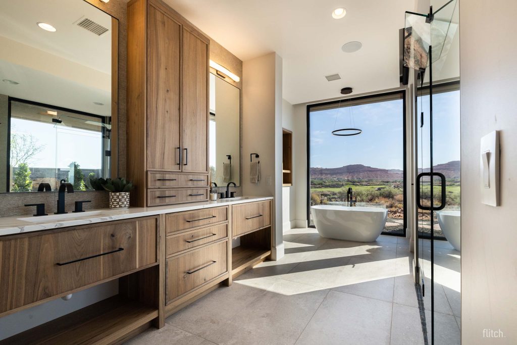 Luxury Bathroom with a view