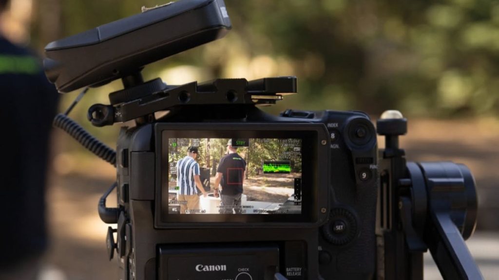 flitch creative shooting video content for a client