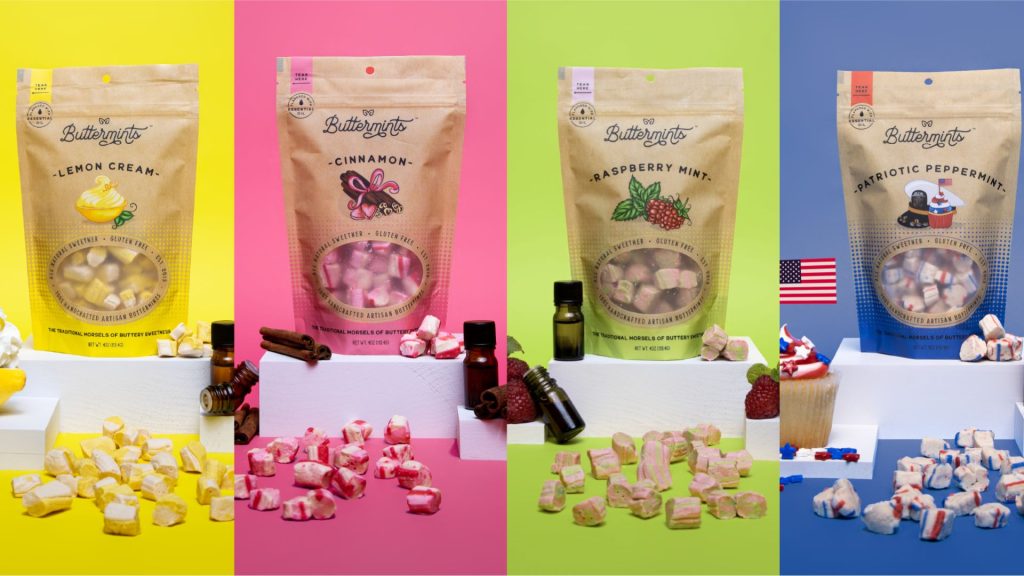 product branding for buttermints
